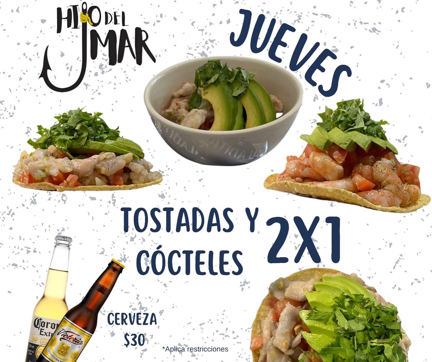 Platillos y cocteles